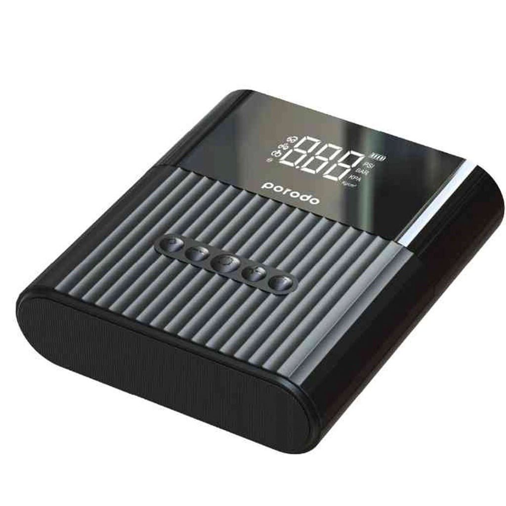 PORODO MULTIFUNCTION JUMPER STARTER AND AIR PUMP 8800MAH-BLACK thumbnail 2