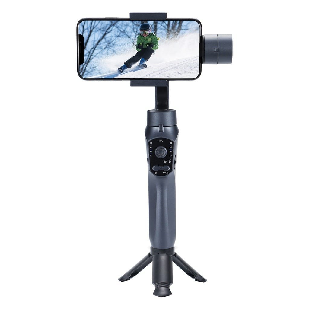 PORODO 3 AXIS GIMBAL STABILIZER WITH ADVANCED TRACKING GRAY PD-3AXGMP-GGY