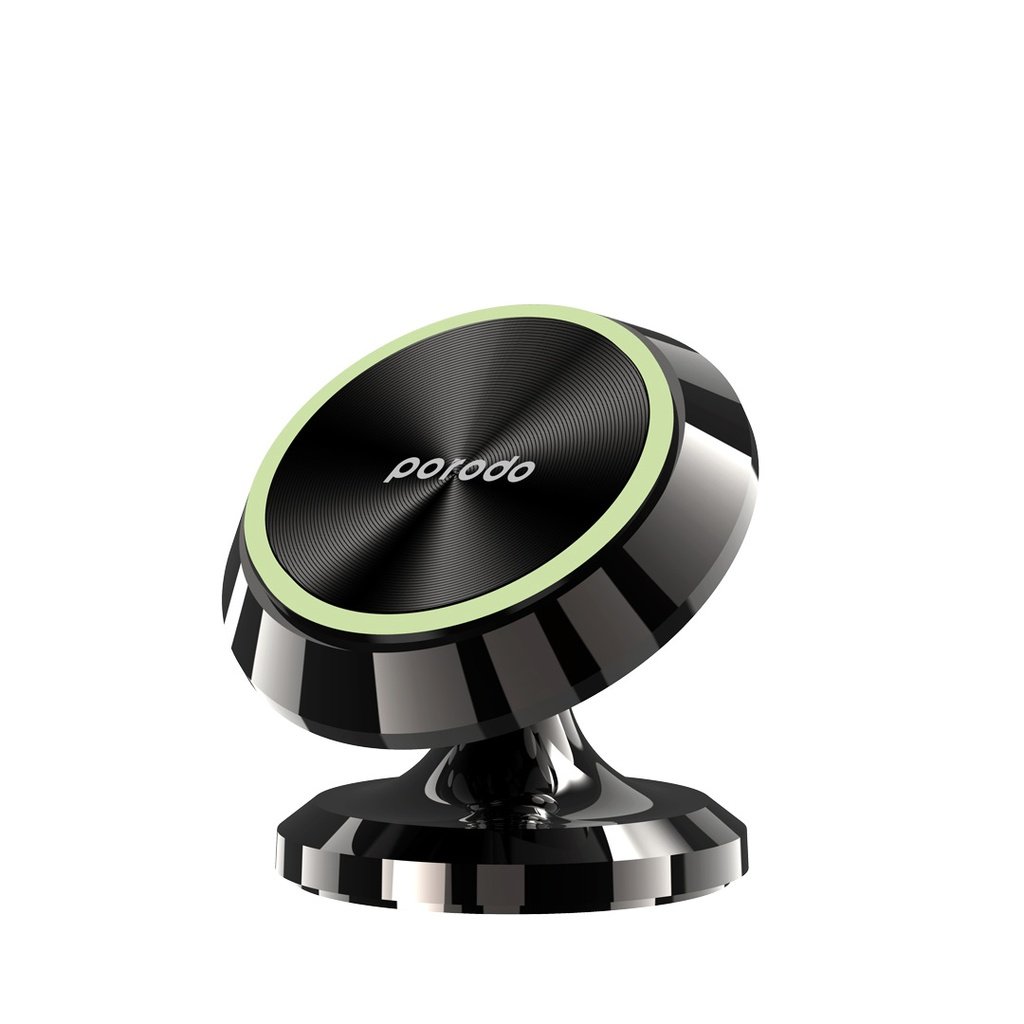 Porodo 360° Swivel Magnetic Car Mount - Black (PD-3CDMGCR-BK), Universal Phone Holder thumbnail 3