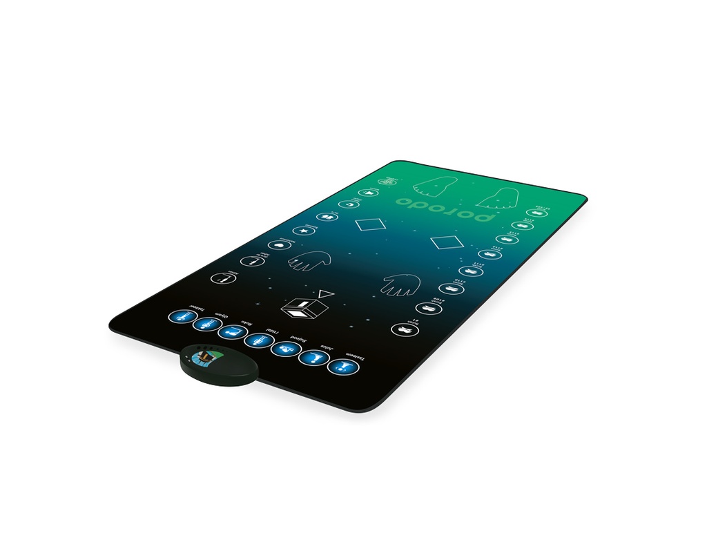 PORODO SMART INTERACTIVE PRAYER MAT WITH PRE RECORDED DUA AND SURAH BLUE PD-ATEPM-BU