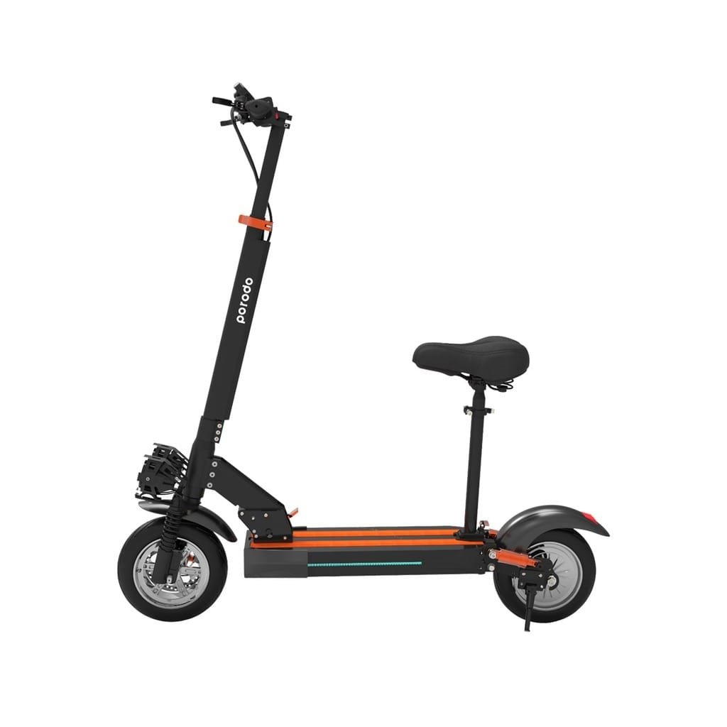 Porodo Lifestyle Electric Mobility Urban Off-Road Scooter - Black PD-ESCSH-BK