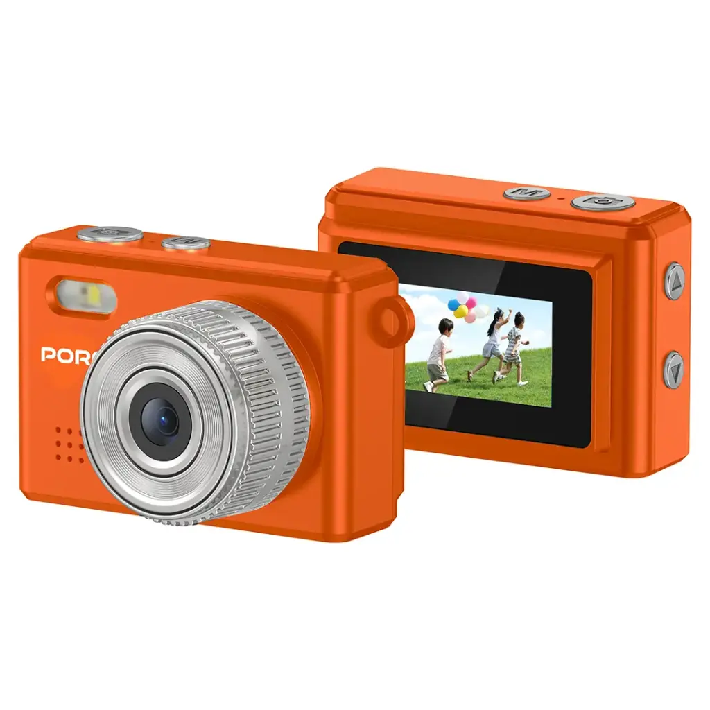PORODO LIFESTYLE SNAP AND GO MINI DIGITAL CAMERA ORANGE PD-ETK06-OG