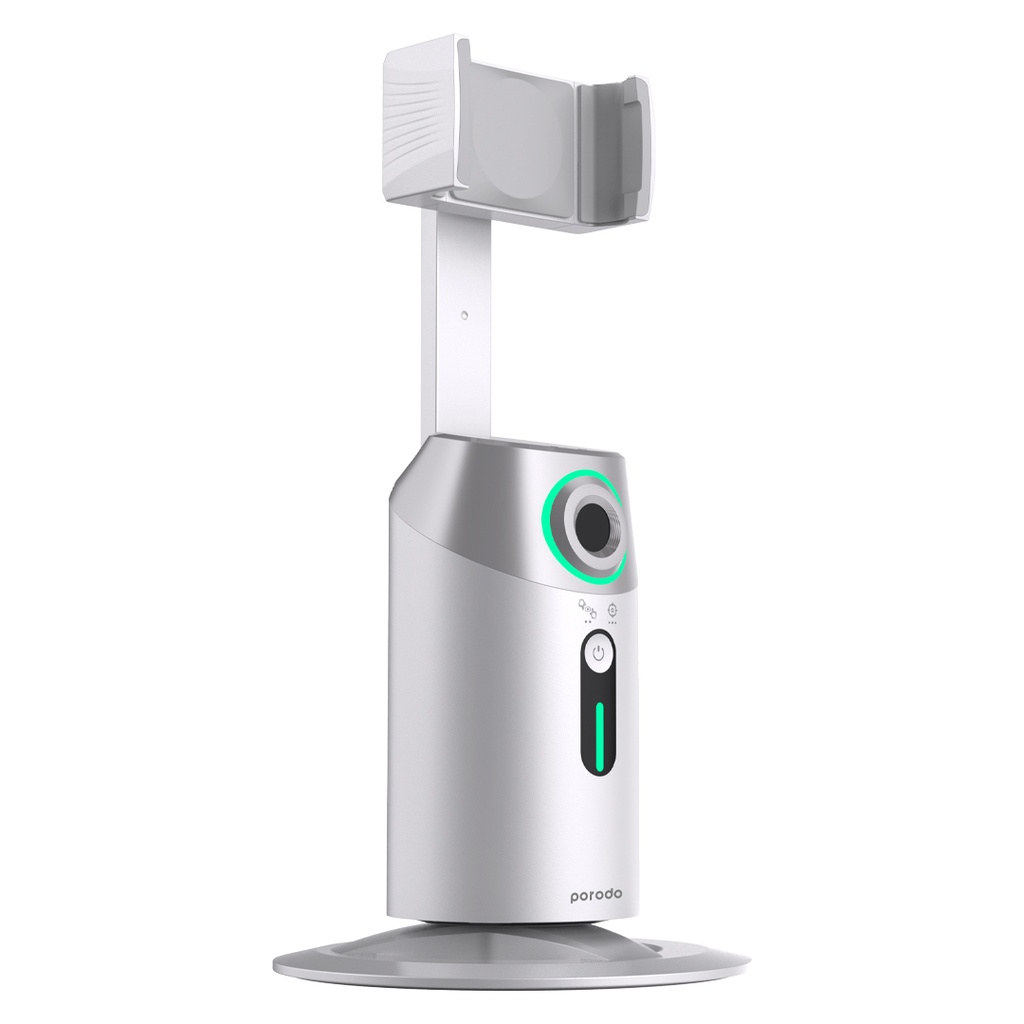 PORODO 360 DEGREE AI TRAKING MOUNT WHITE PD-GAIFTGR-WH