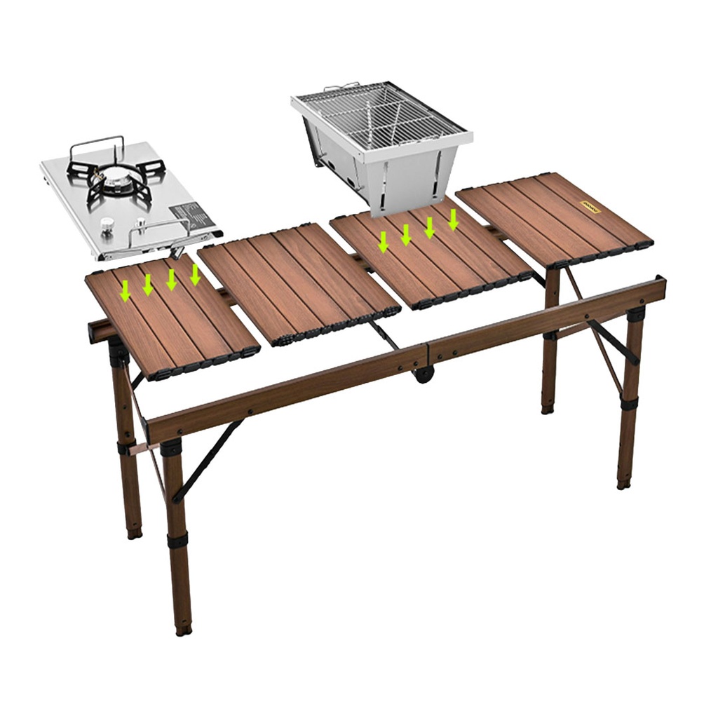 PORODO LIFESTYLE GRILL AND GAS STOVE PORTABLE STATION PD-LFST005-BR