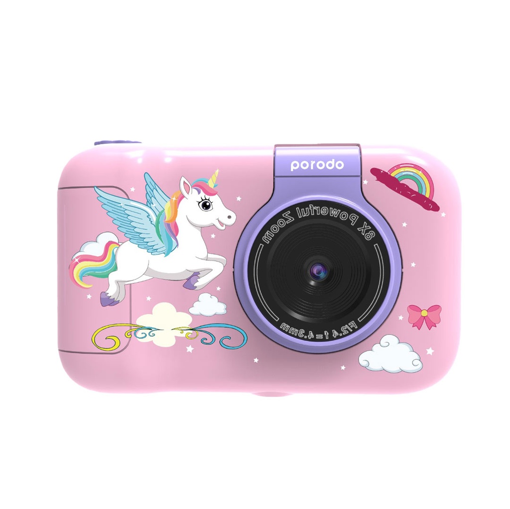 PORODO KIDS FLIP DIGITAL CAMERA WITH TRIPOD STAND PINK PD-LFST014-PINK thumbnail 5