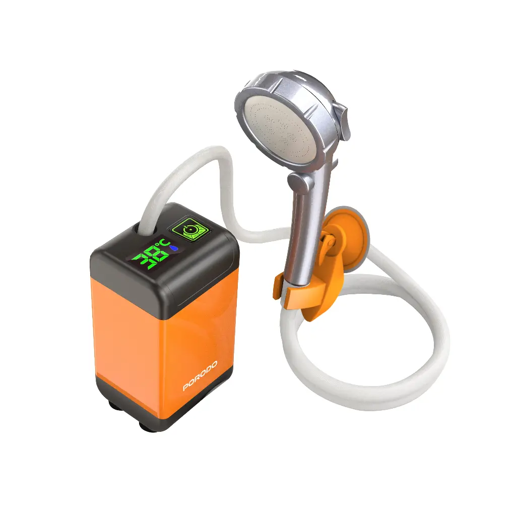 PORODO LIFESTYLE PORTABLE ELECTRIC SHOWER PUMP ORANGE PD-LFST021-OG