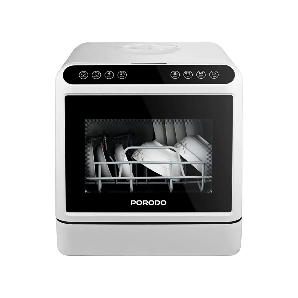 PORODO LIFESTYLE COUNTER TOP DISHWASHER WHITE LFST046-WH