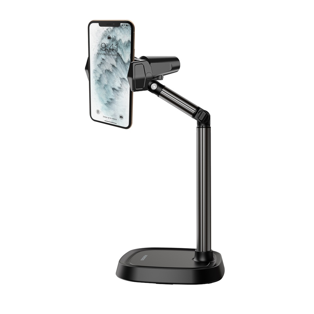 PORODO MULTI ANGEL DESKTOP PHONE STAND BLACK PD-LFST052-BK