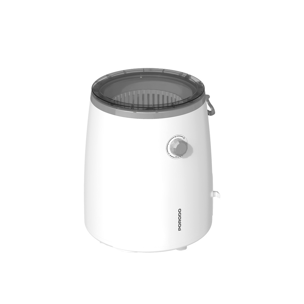 PORODO LIFESTYLE PORTABLE MINI WASHING MACHINE WHITE PD-LFST064-WH