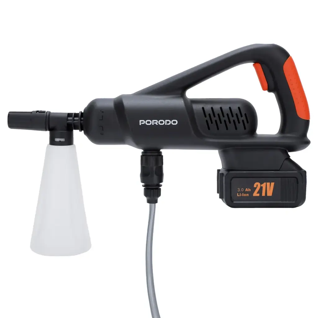 PORODO LIFESTYLE DUAL MODE TANK AND HOSE HIGH PRESSURE WASHER BLACK PD-LFST066-BK