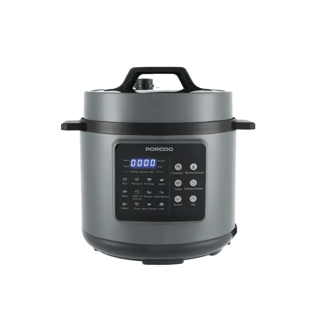 PORODO LIFESTYLE 1300W MULTI CUISINE PRESSURE COOKER BLACK PD-LFST070-BK