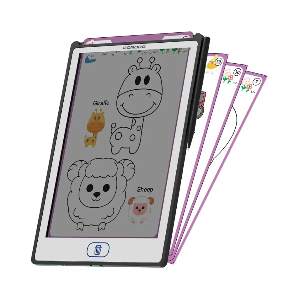 PORODO KIDS WRITING TABLET TRACING BOOK BLACK PD-LFST082-BK