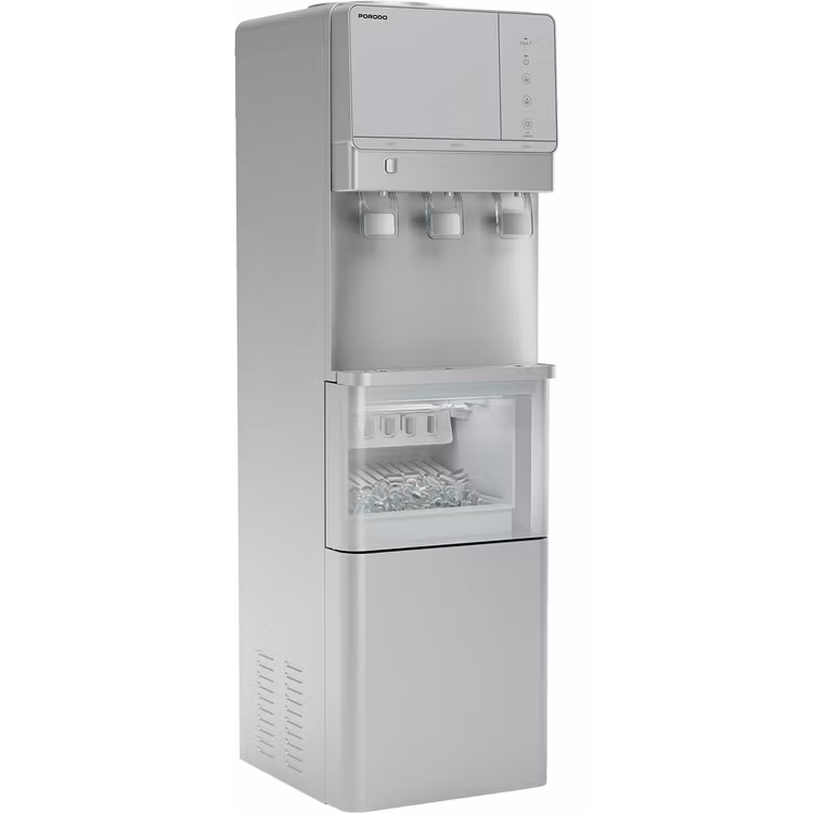 PORODO LIFESTYLE WATER DISPENSER & ICE MAKER SILVER PDLFST085SL