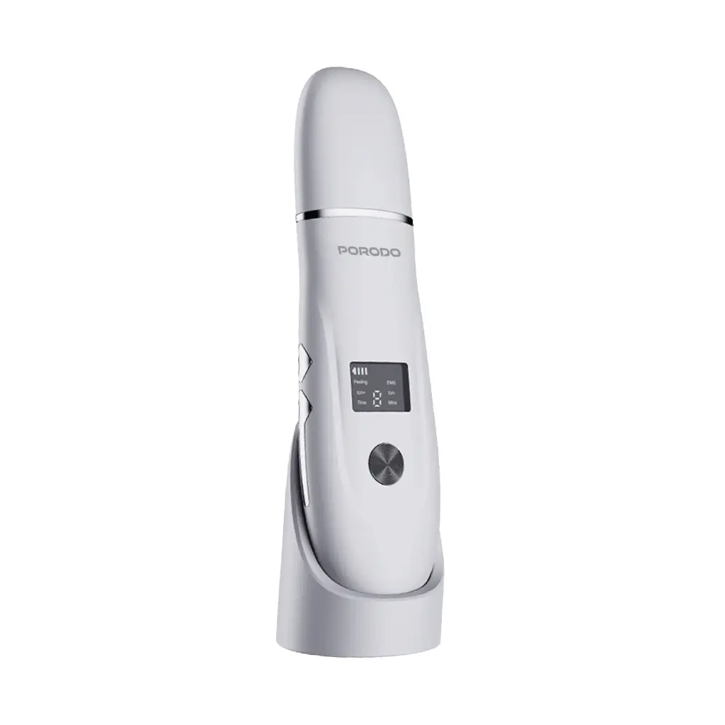 PORODO LIFESTYLE ULTRASONIC FACE SCRUB AND PEELER WHITE PD-LFST101-WH
