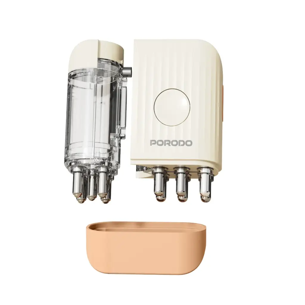 PORODO LIFESTYLE EMS AND RED LIGHT HAIR OIL APPLICATOR SCALP MASSAGE BEIGE PD-LFST125-BG