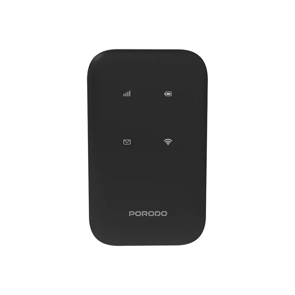 PORODO 4G LTE WIFI 6 POCKET ROUTER LFS132 BLACK PD-LFST132-BK