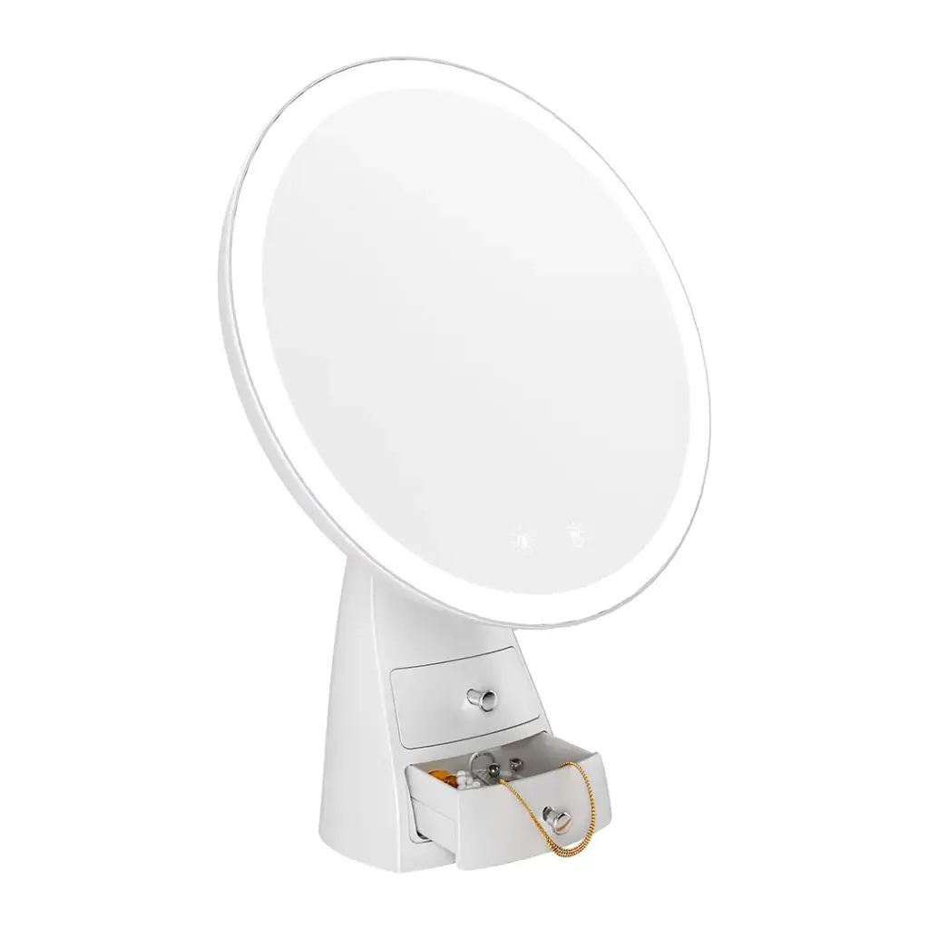 PORODO LIFESTYLE VANITY MAKEUP LED ILLUMINATED MIRROR PD-LFST160-WHRG