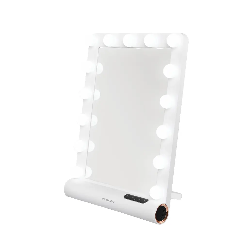 PORODO LIFESTYLE HOLLYWOOD VANITY LIGHTED MIRROR PD-LFST162-WHRG