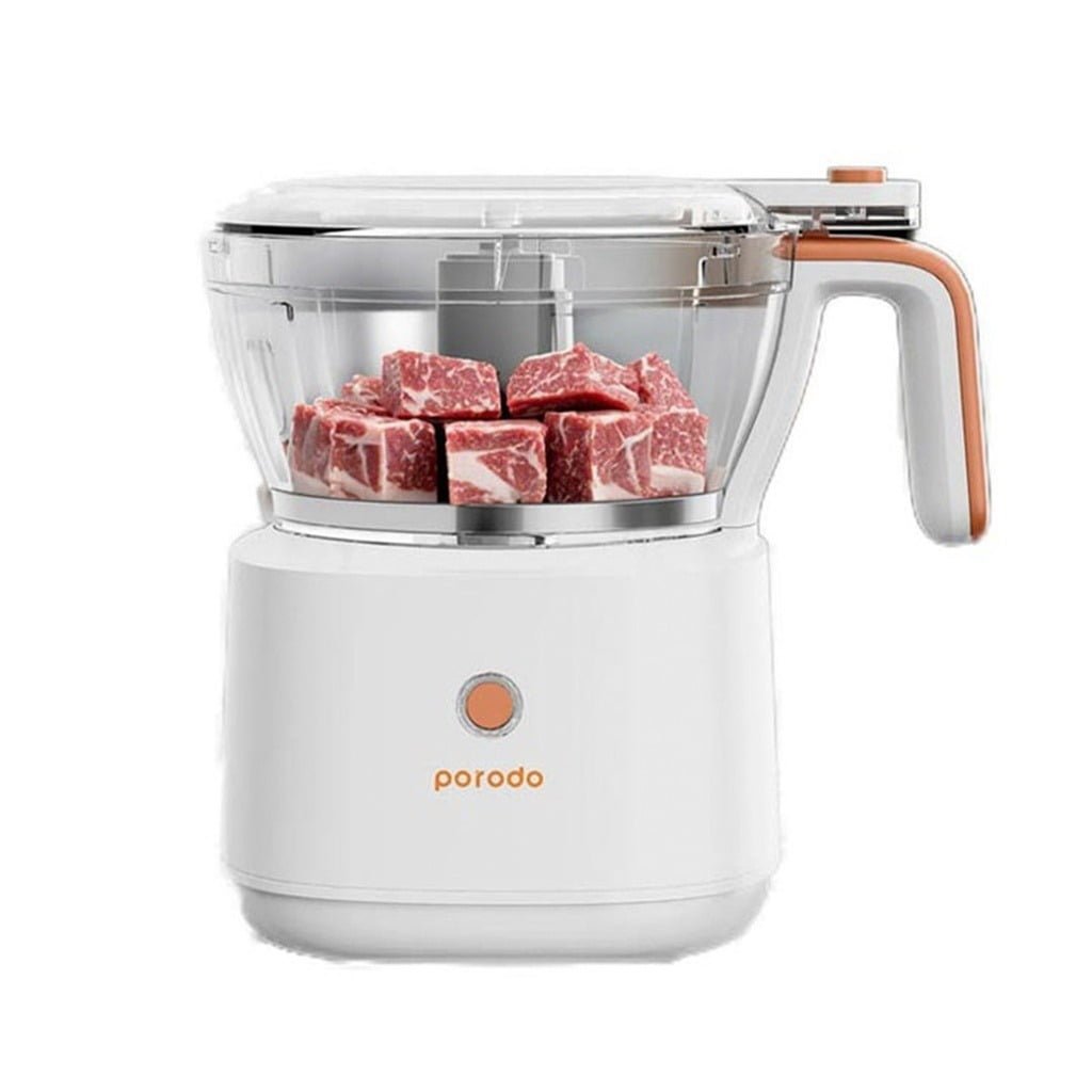 PORODO LIFESTYLE PORTABLE ELECTRIC MEAT CHOPPER 88W WHITE