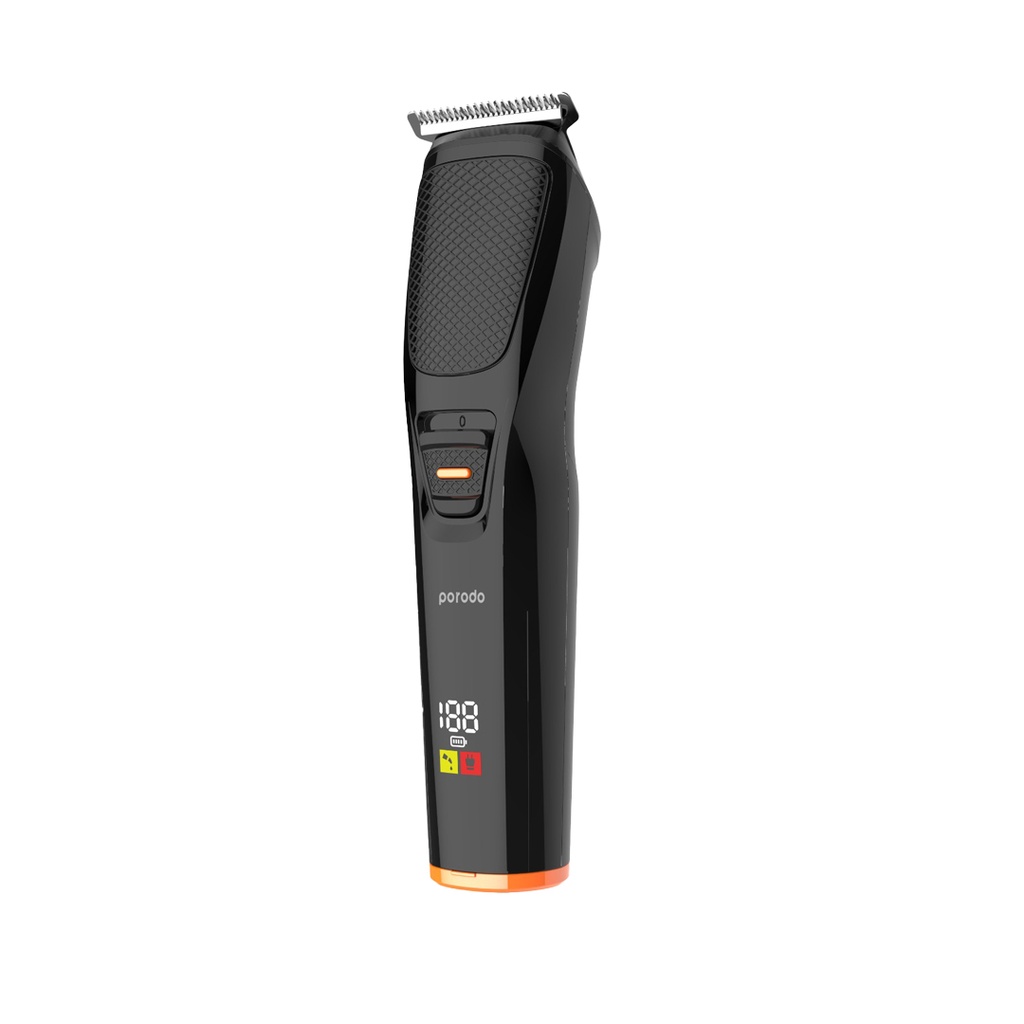PORODO LIFESTYLE MULTI PURPOSE BLADE BEARD TRIMMER SMOOTH SEAMLESS SHAVE BLACK PD-LSR6N1GK-BK