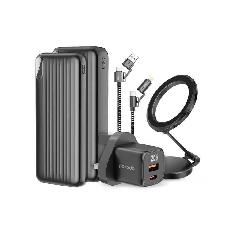 PORODO 6 ESSENTIALS IN 1 ULTIMATE COMBO BLACK PD-PBFCH071-CB