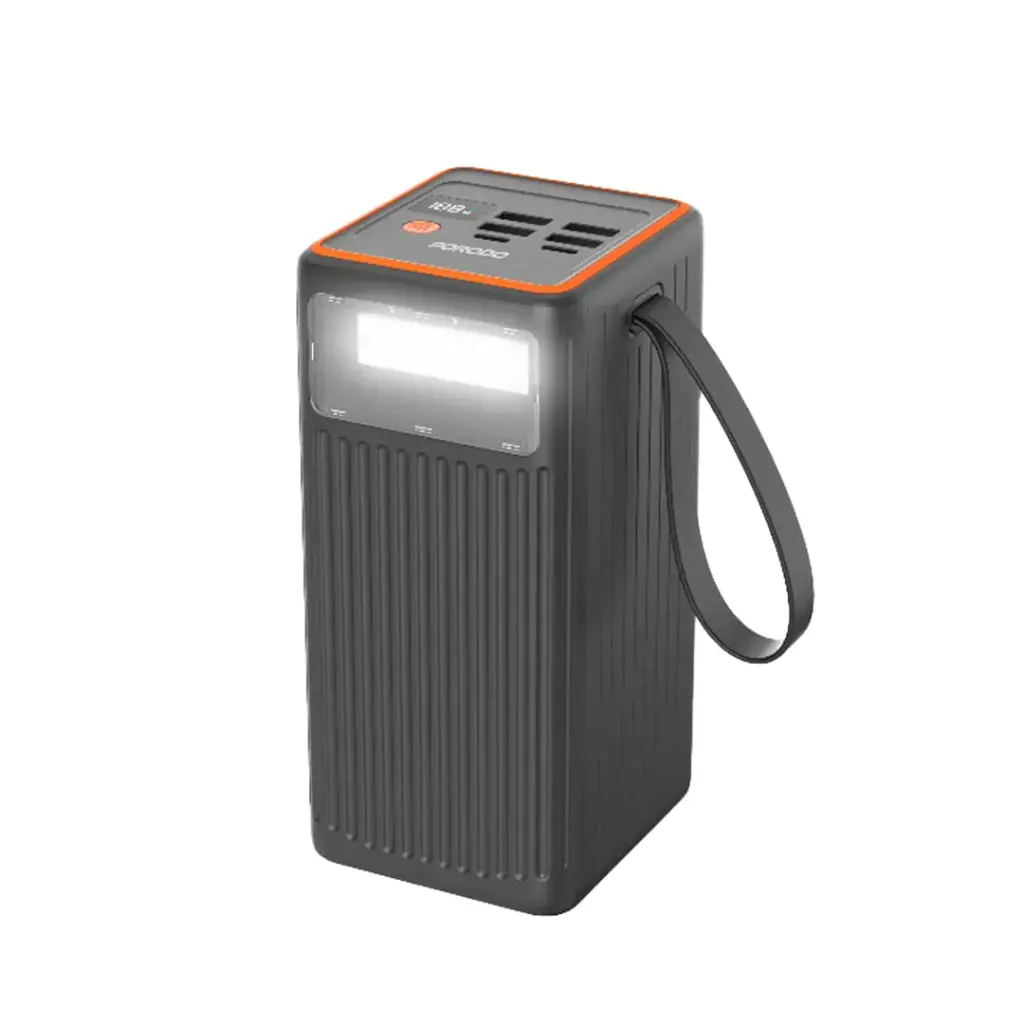 PORODO 60000MAH MULTI DEVICE PD CHARGING POWERBANK BLACK PD-PBFCH079-BK