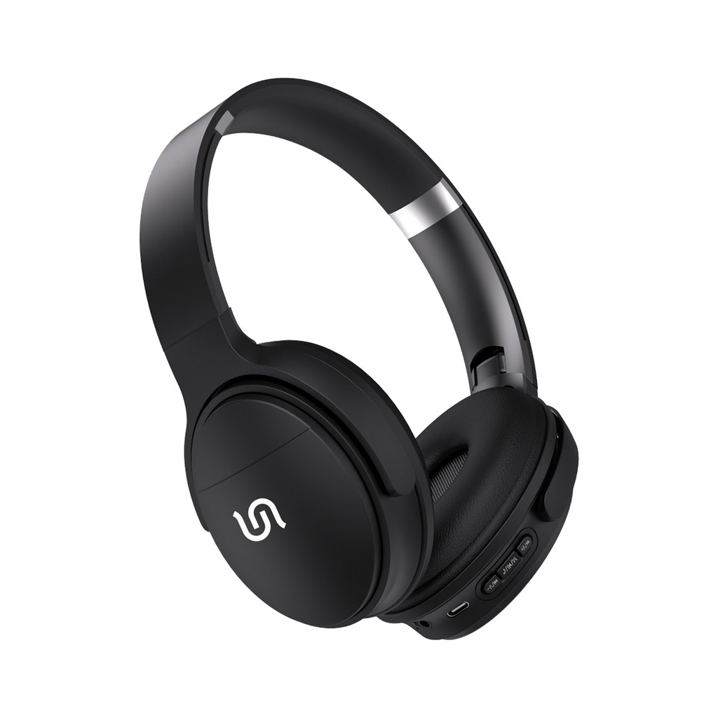 PORODO SOUNDTEC LIMITED WIRELESS SUPER RICH BASS HEADPHONE BLACK