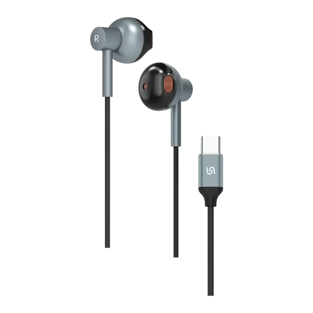 PORODO SOUNDTEC STEREO EARPHONE BLACK PD-STWLEP047-BK