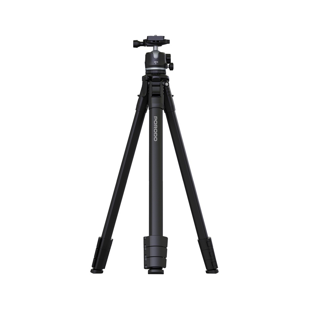 PORODO ULTRA LIGHT ALUMINIUM TRIPOD 166CM BLACK PD-TRPSFE-BK