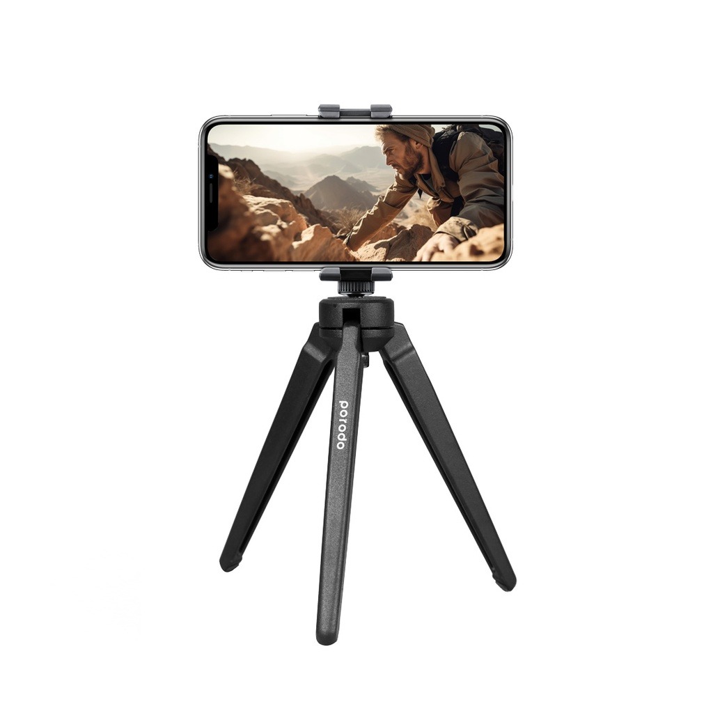 PORODO PROFESSIONAL MINI TRIPOD 55MM PD-TRPT-BK