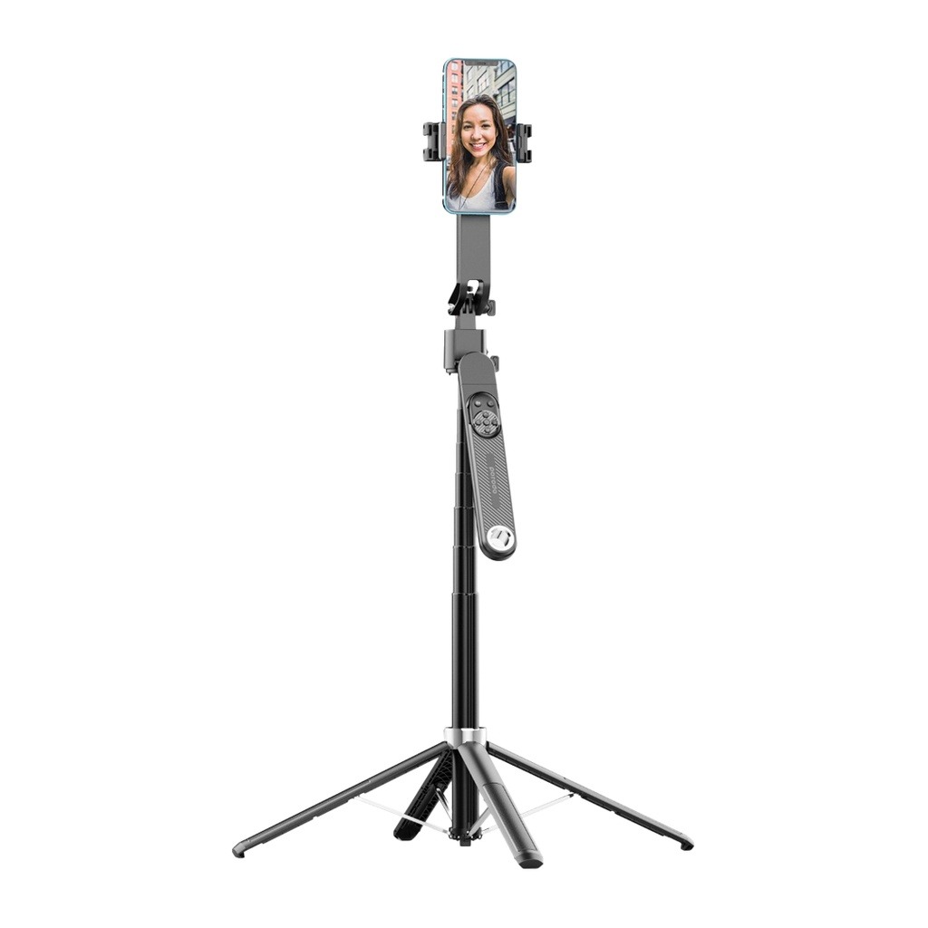 PORODO SELFIE STICK PRO X 360°AI SMART TRACKING BLACK PD-TRSLFT-BK