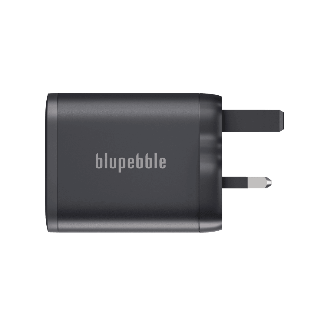 BLUPEBBLE POWERCORE 45W 2 PORTS PD GAN FAST CHARGER PD45W BLACK BP-PD45GANRC-BK thumbnail 4