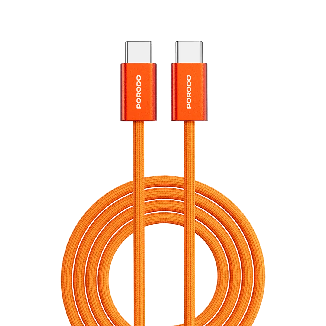 PORODO HIGH SPEED USB-C BRAIDED CABLE PD60WCBR0G