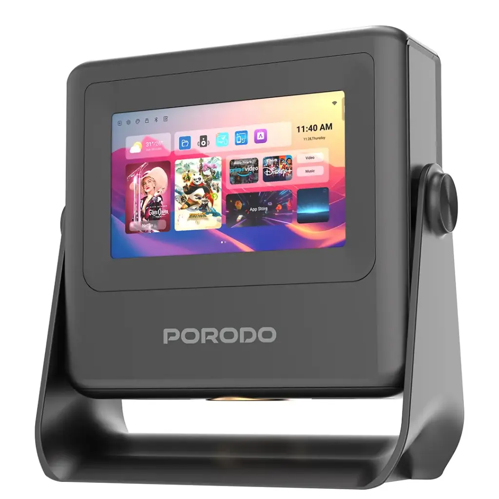 PORODO LIFESTYLE OPTIVIS SMART HD PROJECTOR BLACK PDA10BBK