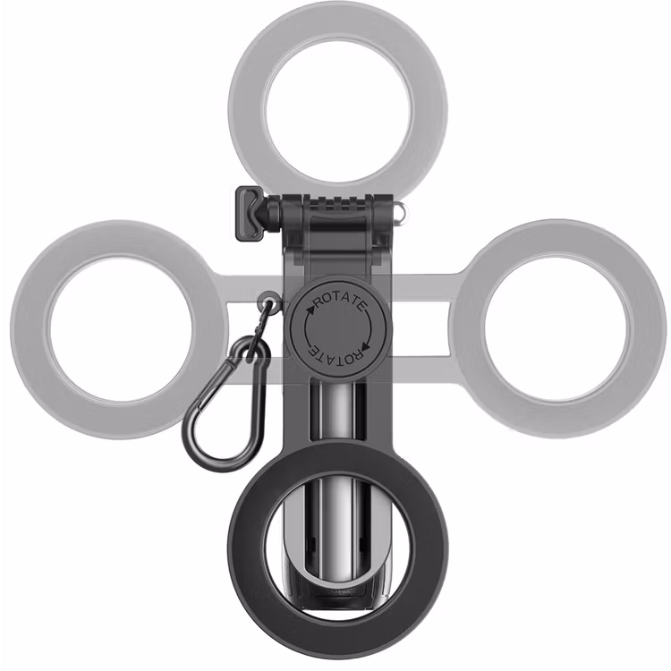 PORODO QUAD-BASE SELFIES STICK 360° FULL ANGLEROTATION BLACK PD-HSM34-BK thumbnail 7