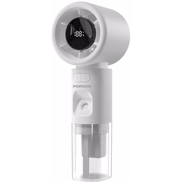 PORODO COOL AND HYDRATE MINI FAN AND HUMIDIFIER WHITE PDHXF338WH
