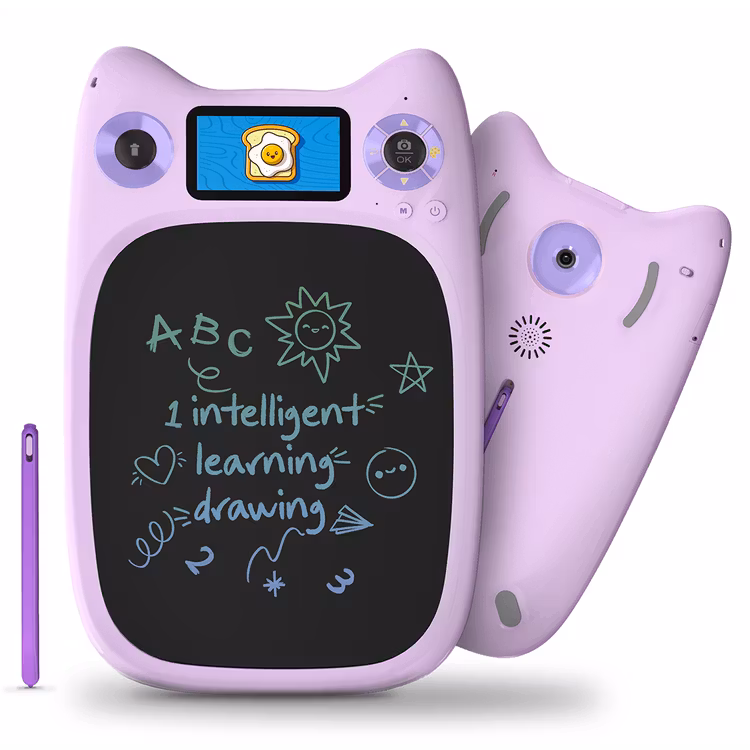PORODO KIDS DRAWING  WRITING BOARD 95 GUIDED DRAWINGS 3.0 IPS DISPLAY PURPLE PDKHBY1PU