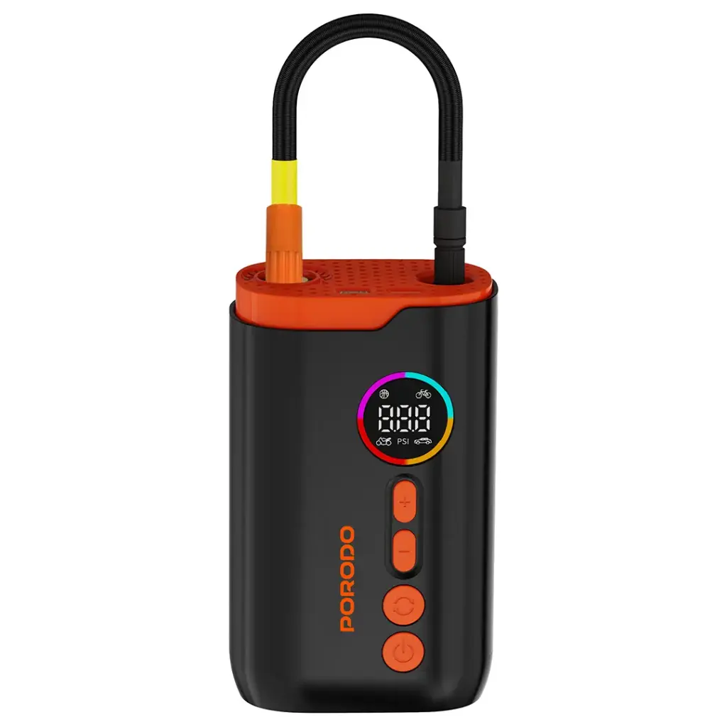 PORODO LIFESTYLE ELECTRIC AIR INFLATOR BLACK PDLFST181BK