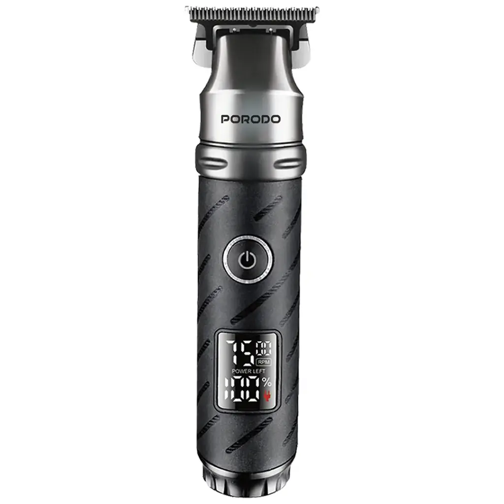 PORODO LIFESTYLE EDGEMASTER T-BLADE TRIMMER AND SHAVER BLACK PDLFST185BK