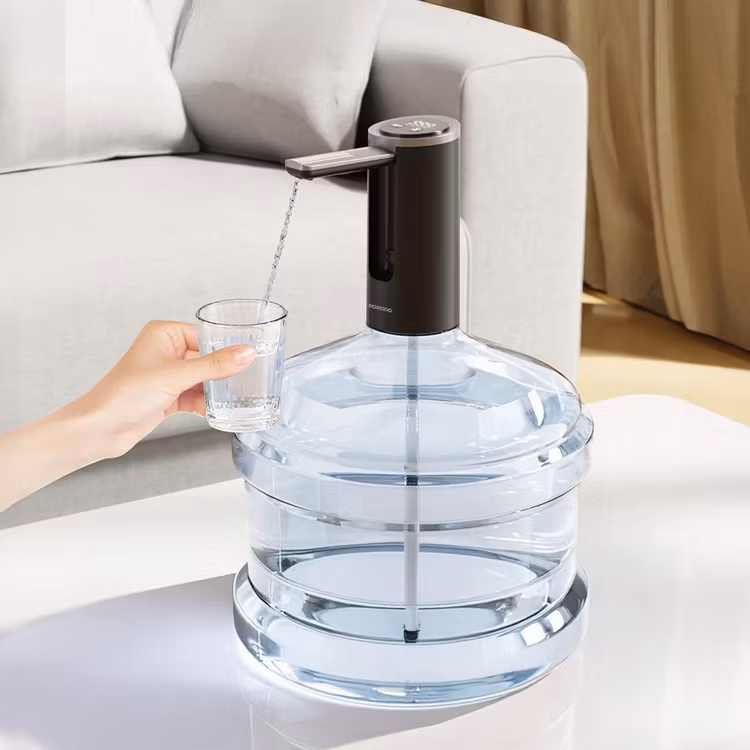 PORODO LIFESTYLE FOLDABLE ELECTRIC WATER PUMP BLACK PDLFST199BK thumbnail 3