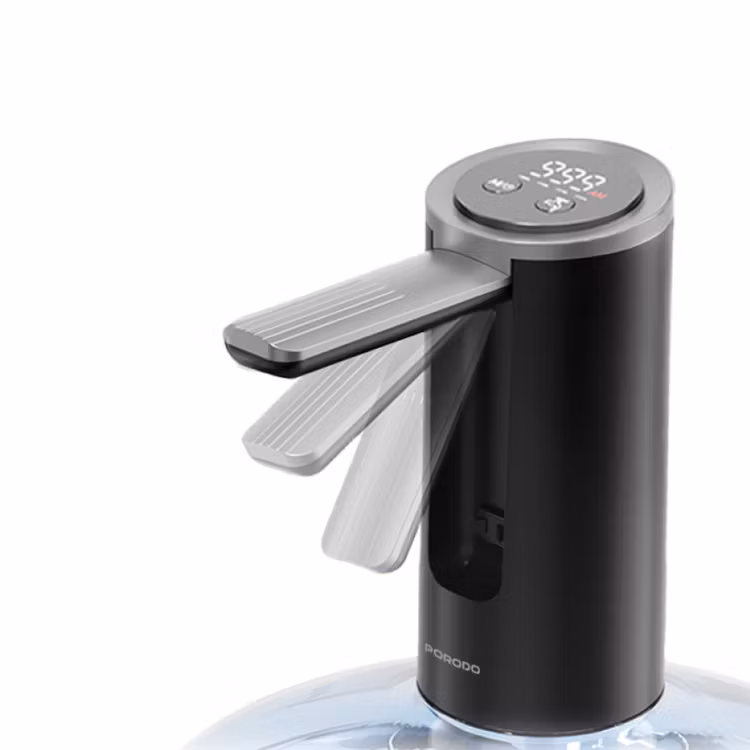 PORODO LIFESTYLE FOLDABLE ELECTRIC WATER PUMP BLACK PDLFST199BK thumbnail 2