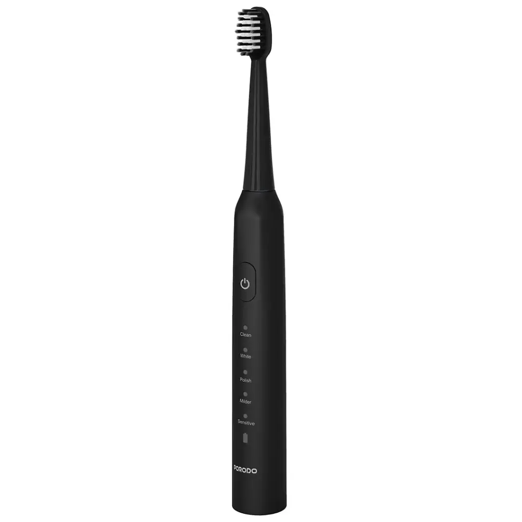 PORODO LIFESTYLE W-SONIC ELETRIC TOOTHBRUSH BLACK PDLFST200BK