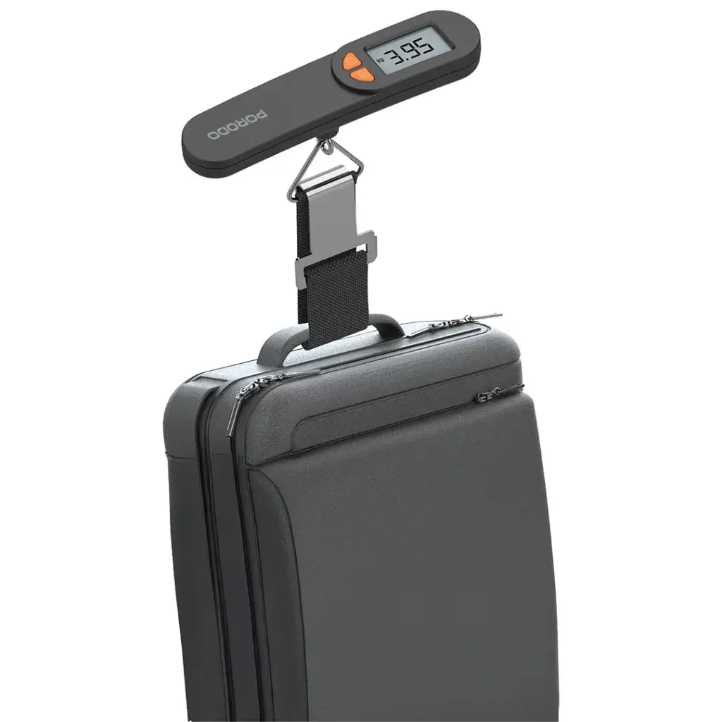 PORODO LIFESTYLE ACCUSCALE HIGH PRECISION LUGGAGE SCALE BLACK PDLFST205BK thumbnail 2