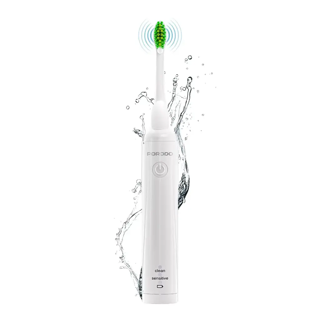PORODO LIFESTYLE RECHARGEABLE ELECTRIC TOOTHBRUSH-WHITE-PDLFT210WH