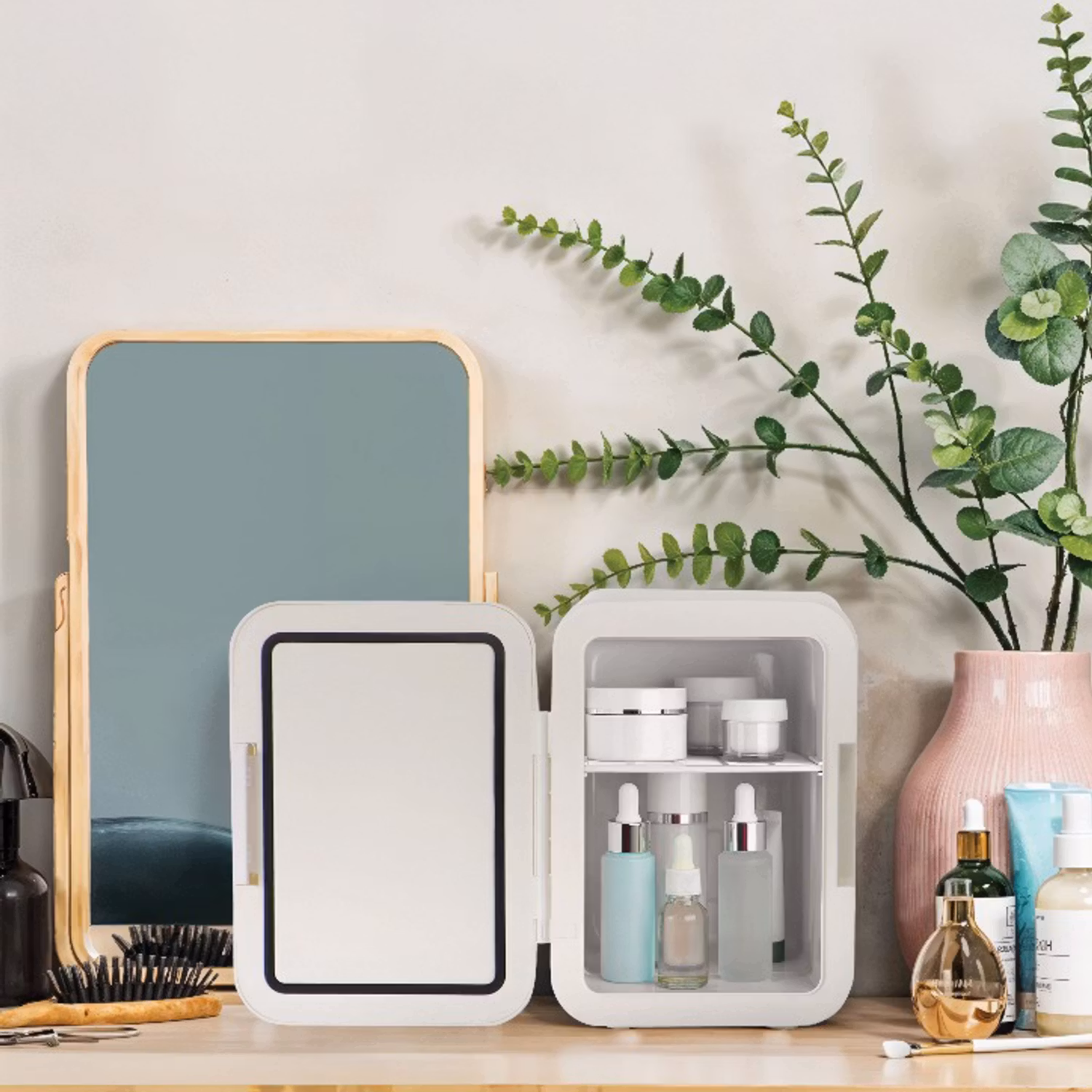 PORODO LIFESTYLE ECHOCHILL 4L MINI COOLING FRIDGE WHITE PDLFST4LMFWH thumbnail 8