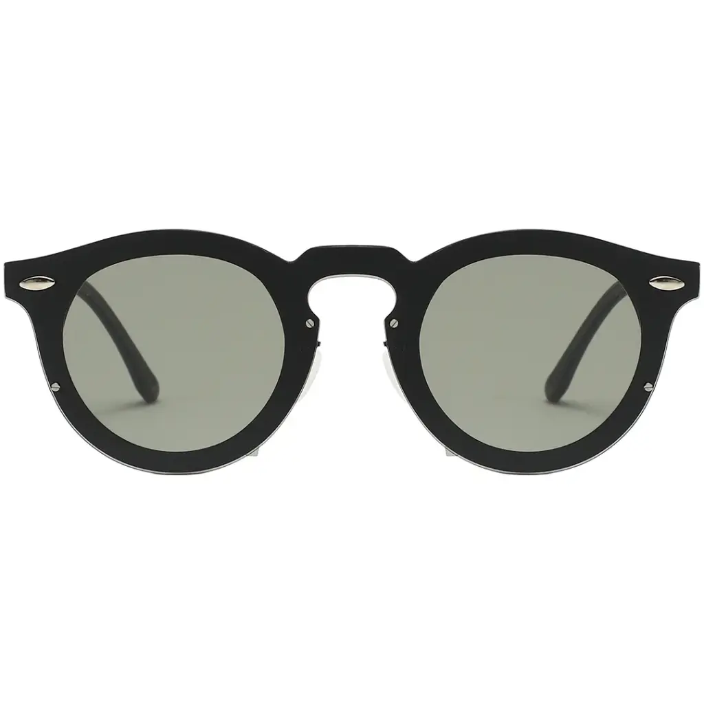 PORODO LIFESTYLE DALE ROUND FRAME SUNGLASSES BLACK PDLFST5201BK