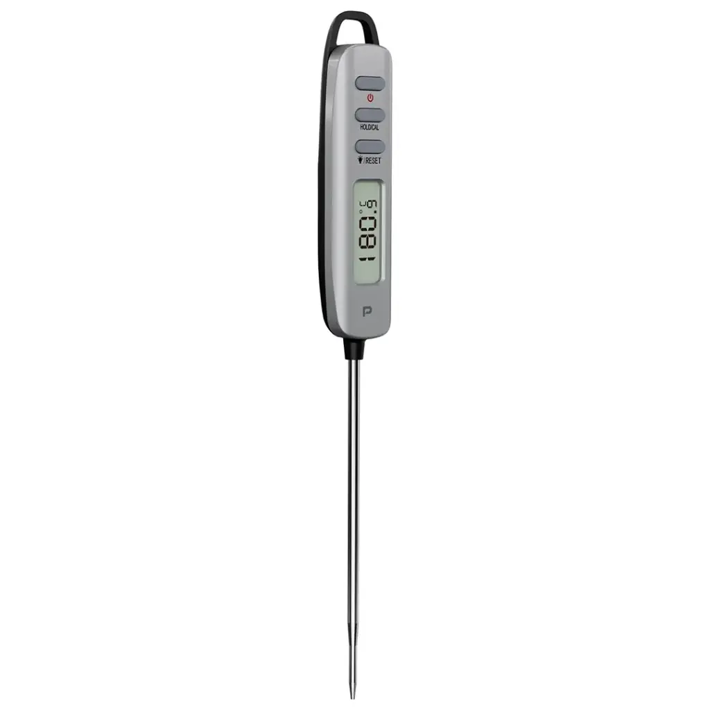 PORODO LIFESTYLE DIGITAL MEAT THERMOMETER SILVER PDLFST6027SL thumbnail 2