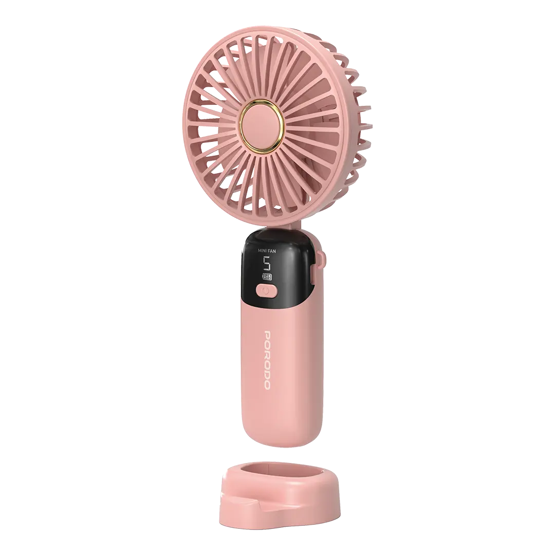 PORODO CHILLO FLEX PORTABLE HANDHELD FAN BLUE PDLFSTS5BU