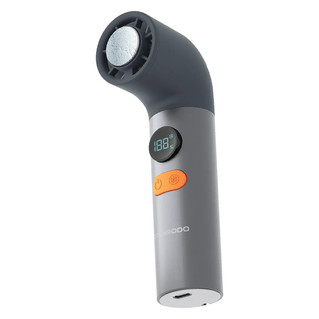 PORODO CHILLO POLAR PORTABLE HANDHELD FAN GREY PDLFSTSH27GY
