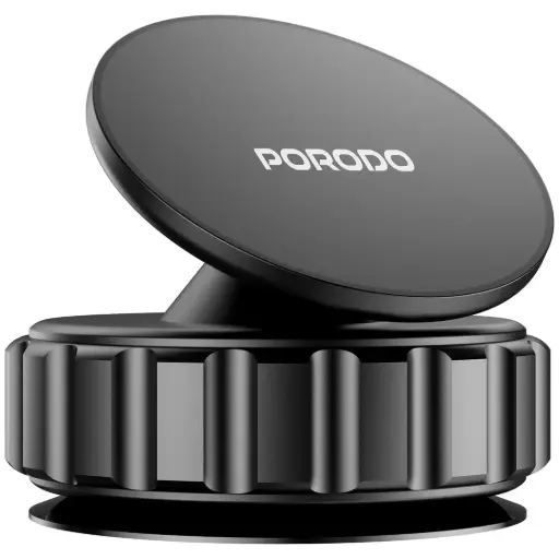 PORODO MULTI SURFACE VACUUM SUCTION PHONE HOLDER BLACK PDMGPM2216